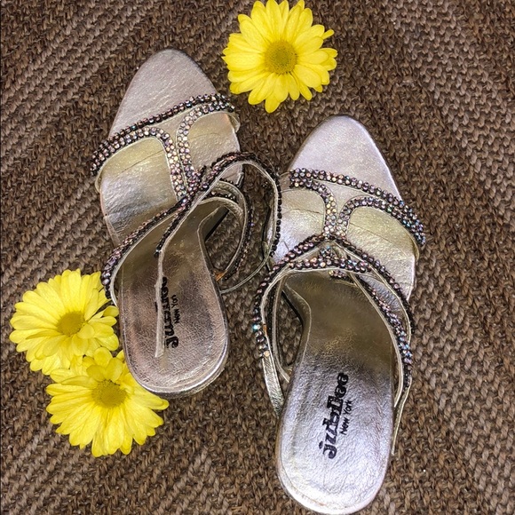 Jubilee NY Rhinestone Heels Women size 37 - Picture 7 of 7